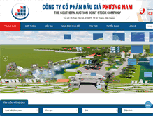 Tablet Screenshot of daugiaphuongnam.com